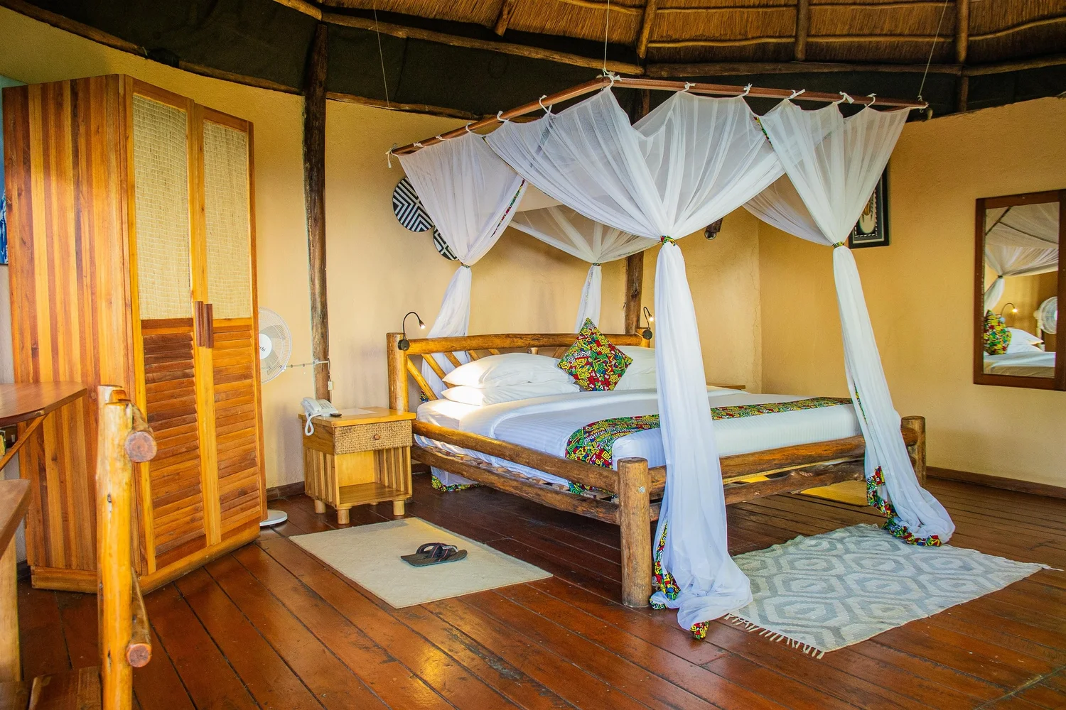 Elephant Hab lodge near Queen Elizabeth National Park